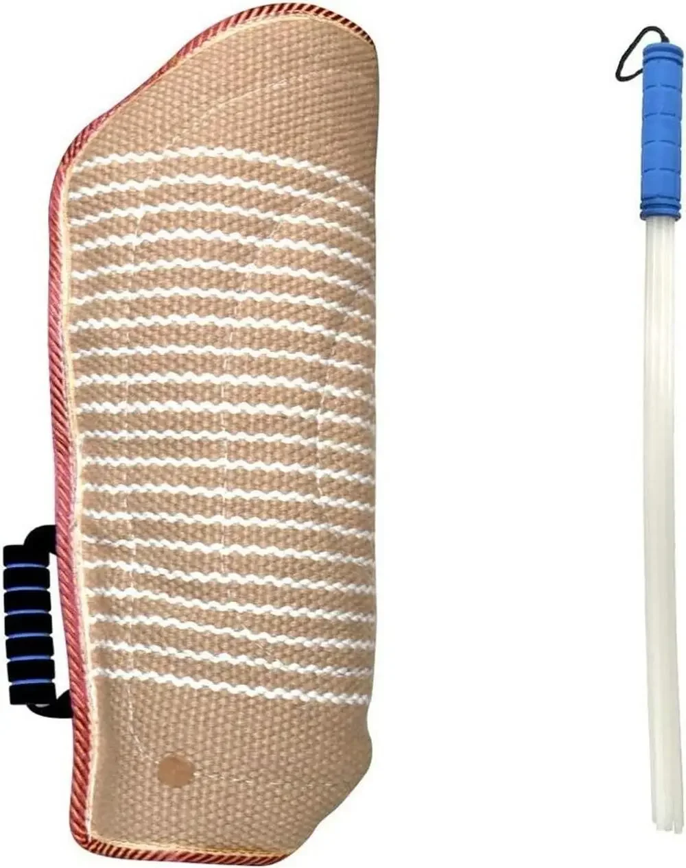 Professional Dog Bite Training Set Heavy Duty Sleeve Arm & Whip Agitation Stick